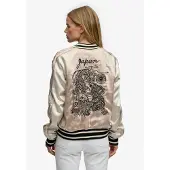 Superdry Tussenjas 'Suikajan' beige / nude / zwart