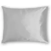 Silk Heaven Zijden Kussensloop Midnight Silver - 22MM - - 60x60cm / Hotelsluiting