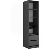 Vicco Elmo Kledingopslagkast – 50 x 200 cm Antraciet