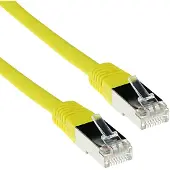 ACT IB9101 LSZH SFTP CAT6A Patchkabel Geel - 1 meter
