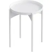 CALICOSY Bijzettafel met rond metalen blad h57 cm cole