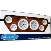 Faria Inboard Gauge Set Transparant