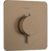 Hansgrohe Afbouwdeel Ecostat Comfort Q Inbouwthermostaat Voor 1 Functie Brushed Bronze