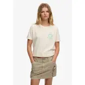 Superdry Shirt 'Roadside Trade' lichtblauw / wolwit