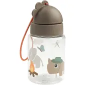 Done by Deer - Straw bottle - Tiny trails Sand - 280 ml