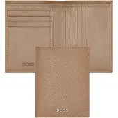 HUGO BOSS Leren Kaarthoes Classic Grained Card Case Camel Lichtbruin