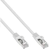 InLine Patchkabel, SF/UTP, Cat.5e, wit, 50m