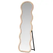 Svea - Nona spiegel - beige/helder glas