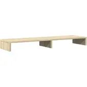 vidaXL Monitorstandaard 100x27x10 cm bewerkt hout sonoma eikenkleurig