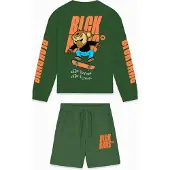 BLACK BANANAS Kinderen Keep flying Twin Set, Groente