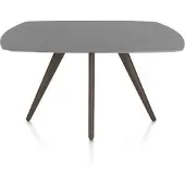 Xooon Saluti Esstisch oval 150 x 105 cm 4-Fuß-Gestell HPL