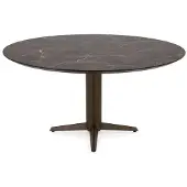 Henders & Hazel Caletta Esstisch oval HPL/Metall Sternfuß