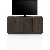 Henders & Hazel Gijon TV-Sideboard Basalt Eiche Furnier Platinlack