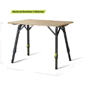 Zempire Kitpac PRO Standard Bamboe Campingtafel bijzettafel