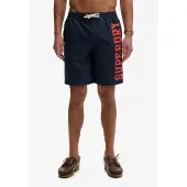 Superdry Zwemshorts marine / oranje