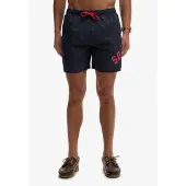 Superdry Zwemshorts navy / lichtrood