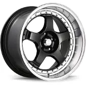 König SSM 18x8 5x114.3 ET45 Gloss Black w/ Machined Lip