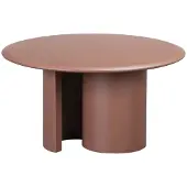 Livin24 Salontafel Nova rond ø80 cm mocha mousse