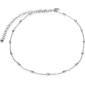 Zinzi zilveren enkelband ovalen 23+4cm ZIE1232