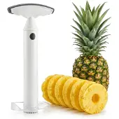 VacuVin ananassnijder wit medium
