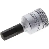 Gedore 1/4" 28mm Dopsleutel- Schroevendraaier voor 5mm Binnenzeskant-Schroeven