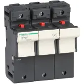 Schneider Electric TeSys 3P Zekeringhouder 125A 22x58mm - DF223C [2 Stuks]