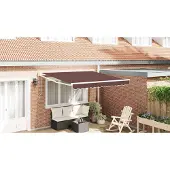 vidaXL Luifel automatisch uittrekbaar 300x250 cm bruin