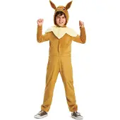 Pokémon POKÉMON, Eevee klassieke jumpsuit met capuchon, Maat S (4-6 jaar)