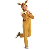 Pokémon POKÉMON, Eevee klassieke jumpsuit met capuchon, Maat M (7-8 jaar)