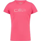CMP Meisjes-T-shirt met ronde hals Logo