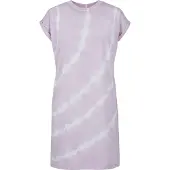 Urban Classics Jurk pink / wit