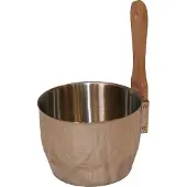 Saunia - Sauna emmer en lepel - RVS - 4,5L
