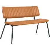 Label51 Eetkamerbanken Gusto - Cognac - Kunstleder - 120 cm