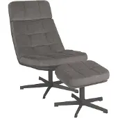 Label51 - Fauteuil Alvar - Grijs - 57x53x83cm