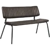 Label51 - Eetkamerbanken Gusto - Donkerbruin - 63x120x81cm