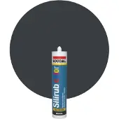 Soudal Silirub Color | Siliconenkit | Antraciet Ral 7016 | 300 ml - 105831