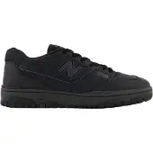 New Balance Heren BB550 Leren Trainers (Zwart)