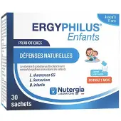 Nutergia Ergyphilus Enfants Probiotiques Défenses Naturelles 30 Sachets
