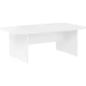 vidaXL Salontafel Hoogglans wit 93 x 53 x 33 cm Bewerkt hout