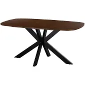 Giga Meubel Eettafel Jaimy Walnoot Deens Ovaal 160cm