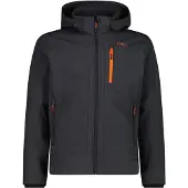 CMP Verwarmde softshell jas met afneembare capuchon | Maat 2XL
