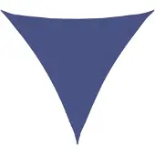 vidaXL Zonnescherm driehoekig 4,5x4,5x4,5 m oxford stof blauw