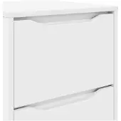 vidaXL Opbergkast 40 x 48 x 105 cm Bewerkt hout Wit