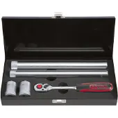 Ks Tools 517.1140, zwart, zilver, 3/8 inch, 1 stuk, 2,07 kg
