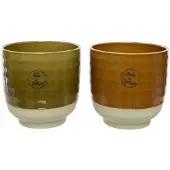 Kaemingk Bloempot van steengoed, 12 cm