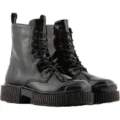 Armani Exchange Dames/Dames Flatform Combat Boots (Zwart)