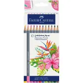 Faber-Castell Aquarelpotlood - Goldfaber Tropical Blossoms - kartonetui 12 stuks - FC-114610