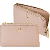 HUGO BOSS kaarthouder Signature Lady Card Holder Nude beige