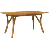 Syfax Tuintafel 150x90x75 cm massief acaciahout