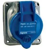Legrand Hypra inbouwstopcontact 230V 16A 2P IP44 Metaal - 052032